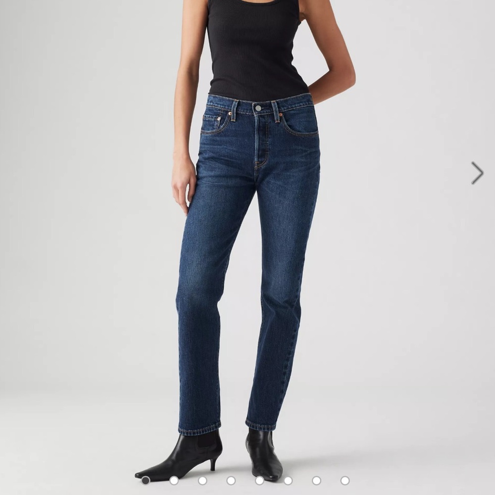 Levi’s Dark Blue 501 Original Denim Jeans